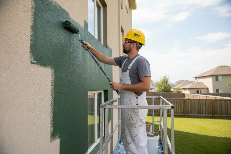 Local Exterior House Painting pros at work